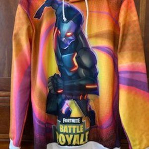 Fortnite Battle Royale Youth Large Hooded Sweatshirt